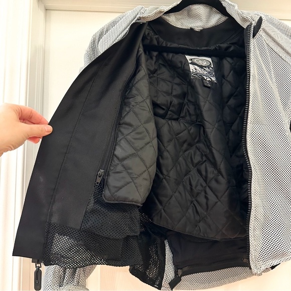 OSI Motorcycle Road Bike Riding Jacket Protective Plate inserts silver sz XXS - Picture 9 of 12